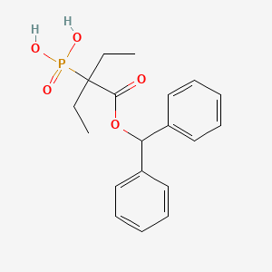 (1-Benzhydryloxycarbonyl-1-ethyl-propyl)phosphonic acid - 