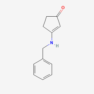 3-(Benzylamino)cyclopent-2-en-1-one - 149221-40-9