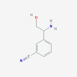 3-(1-Amino-2-hydroxyethyl)benzonitrile - 