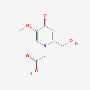 [2-(hydroxymethyl)-5-methoxy-4-oxopyridin-1(4H)-yl]acetic acid - 