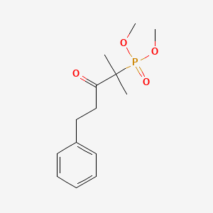 Dimethyl (2-methyl-3-oxo-5-phenylpentan-2-yl)phosphonate - 