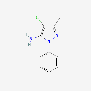 4-chloro-3-methyl-1-phenyl-1H-pyrazol-5-amine - 