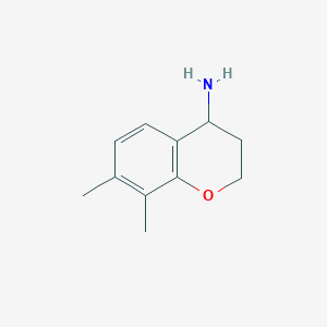 7,8-Dimethylchroman-4-amine - 