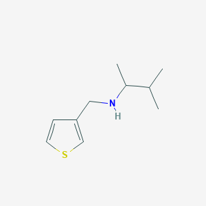 (3-Methylbutan-2-yl)(thiophen-3-ylmethyl)amine - 