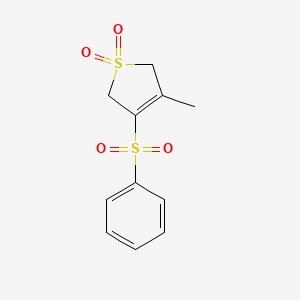 3-Methyl-4-(phenylsulfonyl)-2,5-dihydrothiophene 1,1-dioxide - 