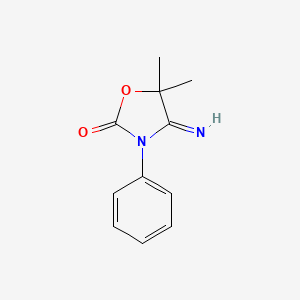 4-Imino-5,5-dimethyl-3-phenyl-1,3-oxazolidin-2-one - 3846-12-6