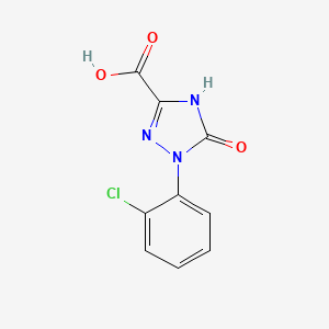 1-(2-chlorophenyl)-5-oxo-4H-1,2,4-triazole-3-carboxylic acid - 
