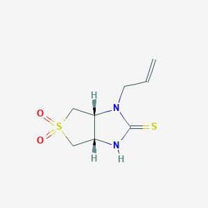 (3aS,6aR)-1-(prop-2-en-1-yl)tetrahydro-1H-thieno[3,4-d]imidazole-2(3H)-thione 5,5-dioxide - 
