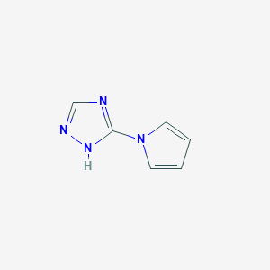 5-(1H-Pyrrol-1-yl)-1H-1,2,4-triazole - 