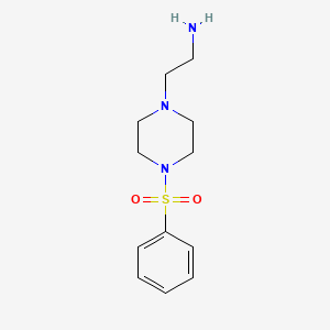 (2-[4-(Phenylsulfonyl)piperazin-1-YL]ethyl)amine - 937650-36-7