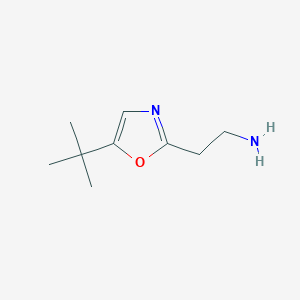 2-(5-Tert-butyloxazol-2-YL)ethanamine - 