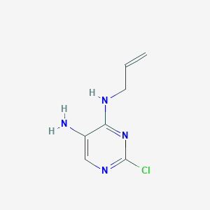 4,5-Pyrimidinediamine, 2-chloro-N4-2-propen-1-yl- - 890094-12-9