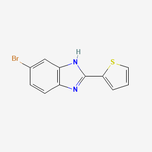 1H-Benzimidazole, 6-bromo-2-(2-thienyl)- - 