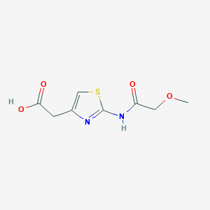 (2-[(Methoxyacetyl)amino]-1,3-thiazol-4-YL)acetic acid - 926207-16-1