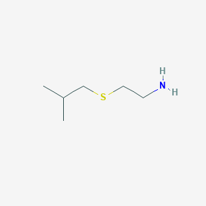 2-[(2-Methylpropyl)sulfanyl]ethan-1-amine - 