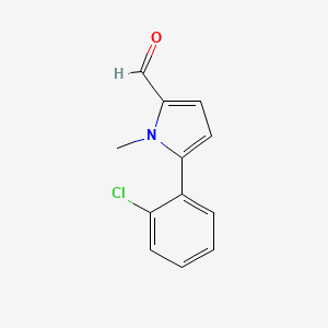 1H-Pyrrole-2-carboxaldehyde, 5-(2-chlorophenyl)-1-methyl- - 912763-43-0