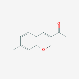 1-(7-Methyl-2H-chromen-3-YL)ethan-1-one - 