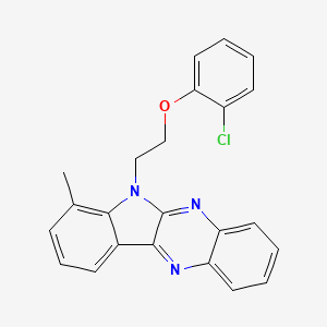 6-[2-(2-chlorophenoxy)ethyl]-7-methyl-6H-indolo[2,3-b]quinoxaline - 