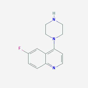6-Fluoro-4-(piperazin-1-yl)quinoline - 874800-61-0