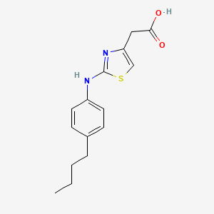 [2-(4-Butyl-phenylamino)-thiazol-4-yl]-acetic acid - 