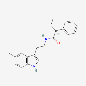 N-[2-(5-methyl-1H-indol-3-yl)ethyl]-2-phenylbutanamide - 775289-86-6