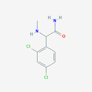 2-(2,4-Dichlorophenyl)-2-(methylamino)acetamide - 