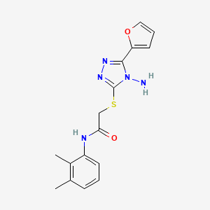 2-(4-amino-5-(2-furyl)(1,2,4-triazol-3-ylthio))-N-(2,3-dimethylphenyl)acetamid e - 