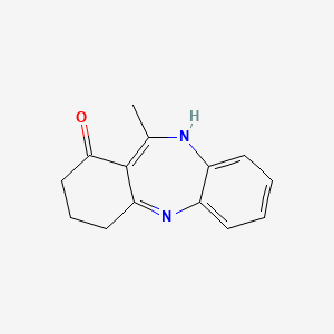 11-methyl-2,3,4,5-tetrahydro-1H-dibenzo[b,e][1,4]diazepin-1-one - 