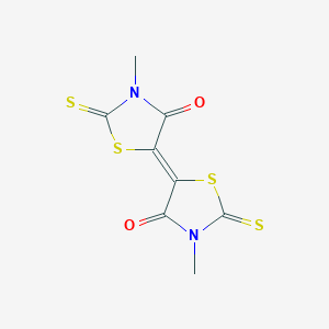 4-Thiazolidinone, 3-methyl-5-(3-methyl-4-oxo-2-thioxo-5-thiazolidinylidene)-2-thioxo- - 41270-34-2