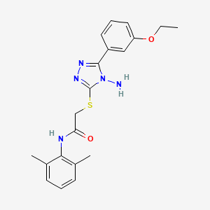 2-{[4-amino-5-(3-ethoxyphenyl)-4H-1,2,4-triazol-3-yl]sulfanyl}-N-(2,6-dimethylphenyl)acetamide - 