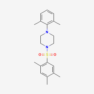 1-(2,6-Dimethylphenyl)-4-(2,4,5-trimethylbenzenesulfonyl)piperazine - 