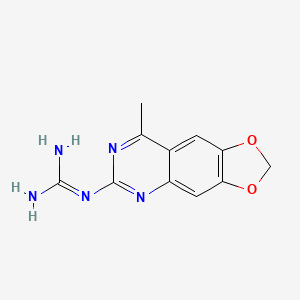 N-(8-Methyl-[1,3]dioxolo[4,5-g]quinazolin-6-yl)-guanidine - 