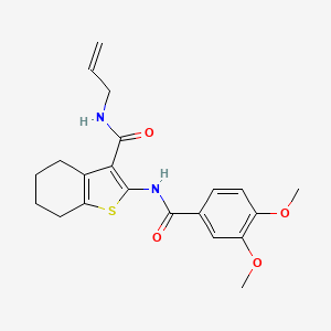 2-(3,4-dimethoxybenzamido)-N-(prop-2-en-1-yl)-4,5,6,7-tetrahydro-1-benzothiophene-3-carboxamide - 