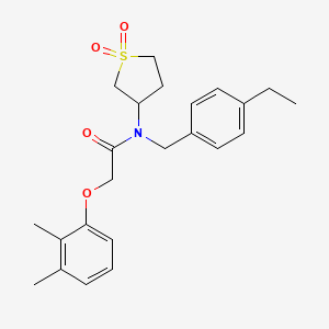2-(2,3-dimethylphenoxy)-N-(1,1-dioxidotetrahydrothiophen-3-yl)-N-(4-ethylbenzyl)acetamide - 
