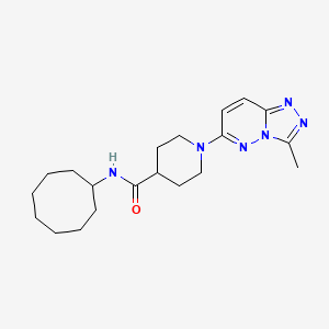 N-cyclooctyl-1-(3-methyl[1,2,4]triazolo[4,3-b]pyridazin-6-yl)piperidine-4-carboxamide - 