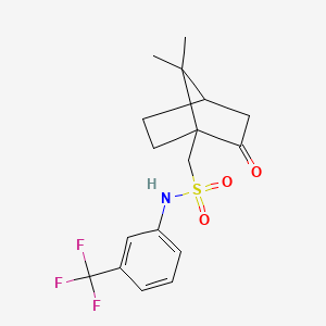 1-(7,7-dimethyl-2-oxobicyclo[2.2.1]hept-1-yl)-N-[3-(trifluoromethyl)phenyl]methanesulfonamide - 