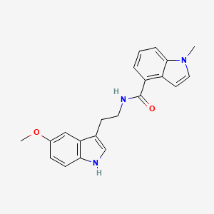 N-[2-(5-methoxy-1H-indol-3-yl)ethyl]-1-methyl-1H-indole-4-carboxamide - 