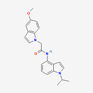2-(5-methoxy-1H-indol-1-yl)-N-[1-(propan-2-yl)-1H-indol-4-yl]acetamide - 