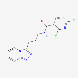 2,6-dichloro-N-[3-([1,2,4]triazolo[4,3-a]pyridin-3-yl)propyl]pyridine-3-carboxamide - 