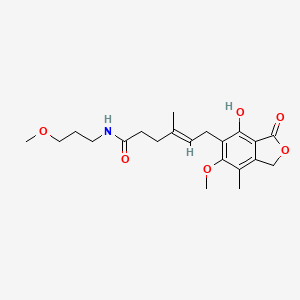 (4E)-6-(4-hydroxy-6-methoxy-7-methyl-3-oxo-1,3-dihydro-2-benzofuran-5-yl)-N-(3-methoxypropyl)-4-methylhex-4-enamide - 