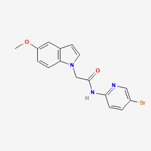 N-(5-bromopyridin-2-yl)-2-(5-methoxy-1H-indol-1-yl)acetamide - 