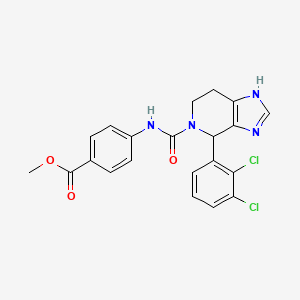 methyl 4-({[4-(2,3-dichlorophenyl)-3,4,6,7-tetrahydro-5H-imidazo[4,5-c]pyridin-5-yl]carbonyl}amino)benzoate - 
