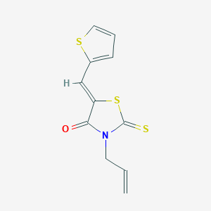 (5Z)-3-(prop-2-en-1-yl)-5-(thiophen-2-ylmethylidene)-2-thioxo-1,3-thiazolidin-4-one - 