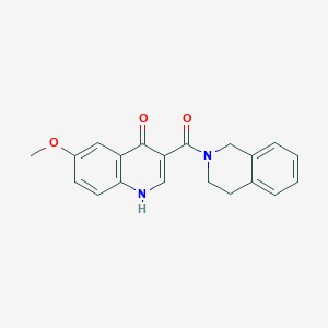 3,4-dihydroisoquinolin-2(1H)-yl(4-hydroxy-6-methoxyquinolin-3-yl)methanone - 
