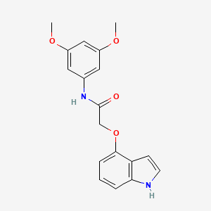 N-(3,5-dimethoxyphenyl)-2-(1H-indol-4-yloxy)acetamide - 