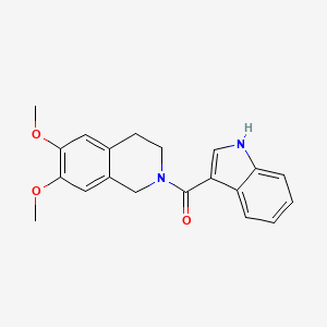 (6,7-dimethoxy-3,4-dihydroisoquinolin-2(1H)-yl)(1H-indol-3-yl)methanone - 