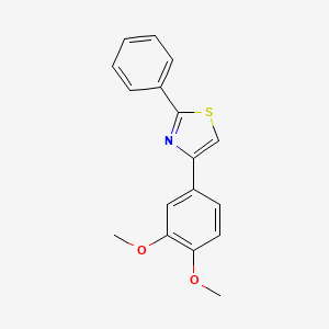 4-(3,4-Dimethoxyphenyl)-2-phenyl-1,3-thiazole - 