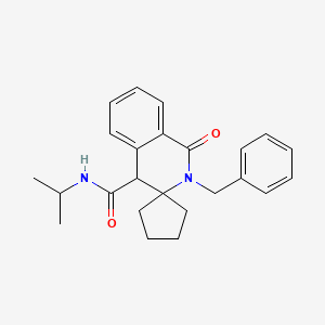 2'-benzyl-{N}-isopropyl-1'-oxo-1',4'-dihydro-2'{H}-spiro[cyclopentane-1,3'-isoquinoline]-4'-carboxamide - 