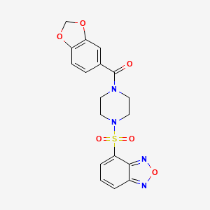 1,3-Benzodioxol-5-yl[4-(2,1,3-benzoxadiazol-4-ylsulfonyl)piperazin-1-yl]methanone - 