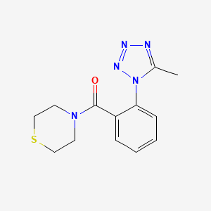 [2-(5-methyl-1H-tetrazol-1-yl)phenyl](thiomorpholin-4-yl)methanone - 